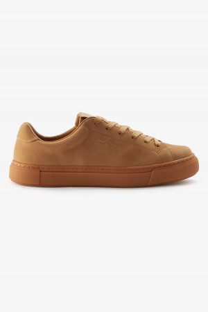 Copper / Gold Fred Perry B71 Men's Shoes | UCATG41227