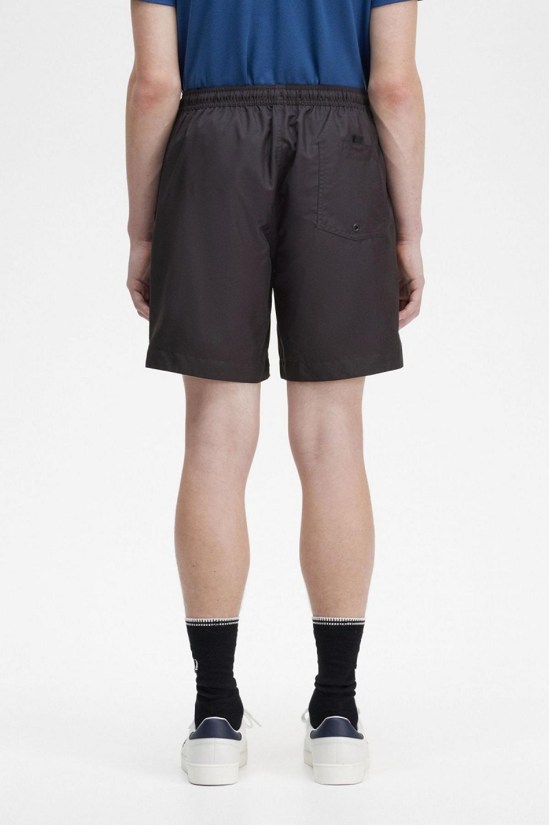 Black Fred Perry Classic Men's Shorts | GCAEC87237