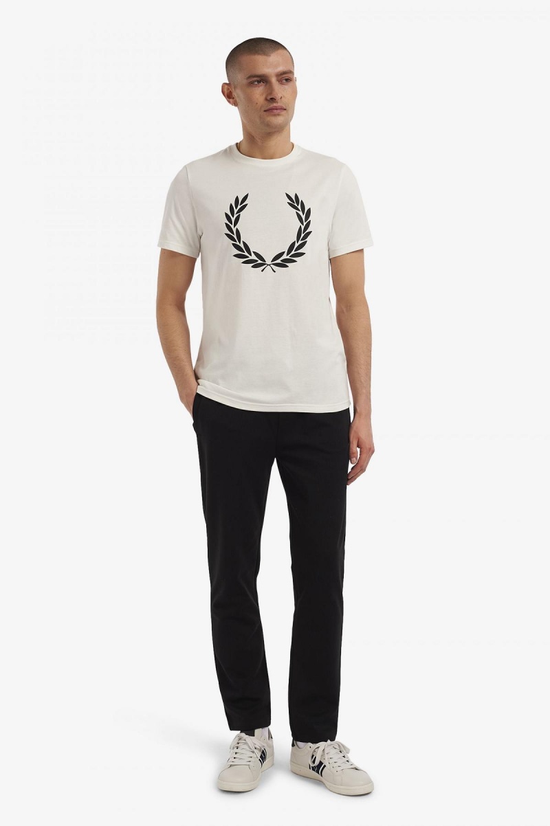 Black Fred Perry Reverse Tricot Track Pants Men's Trousers | ZCAMJ60682