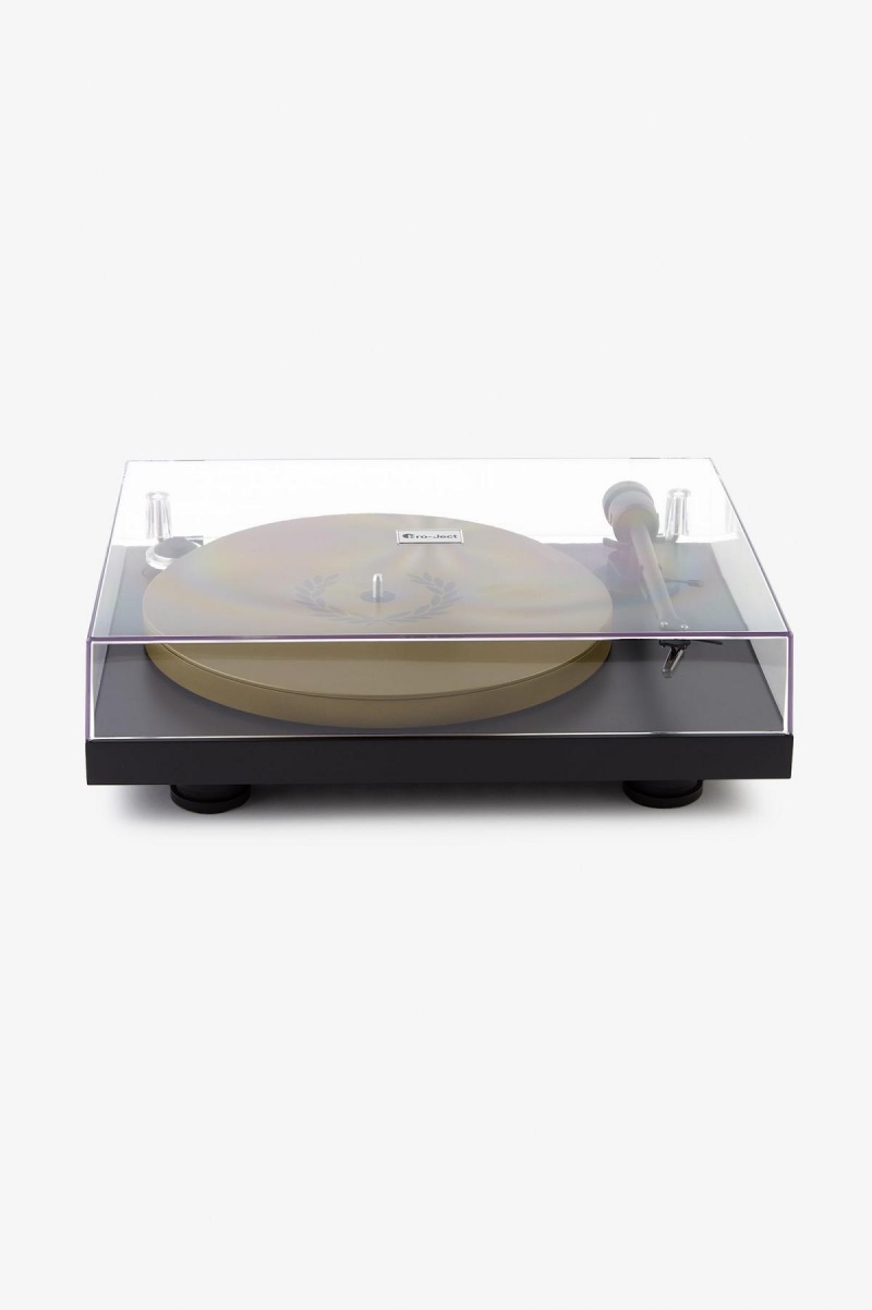 Black / Champagne / Champagne Fred Perry Record Deck Accessories Lifestyle | CAJKU14730