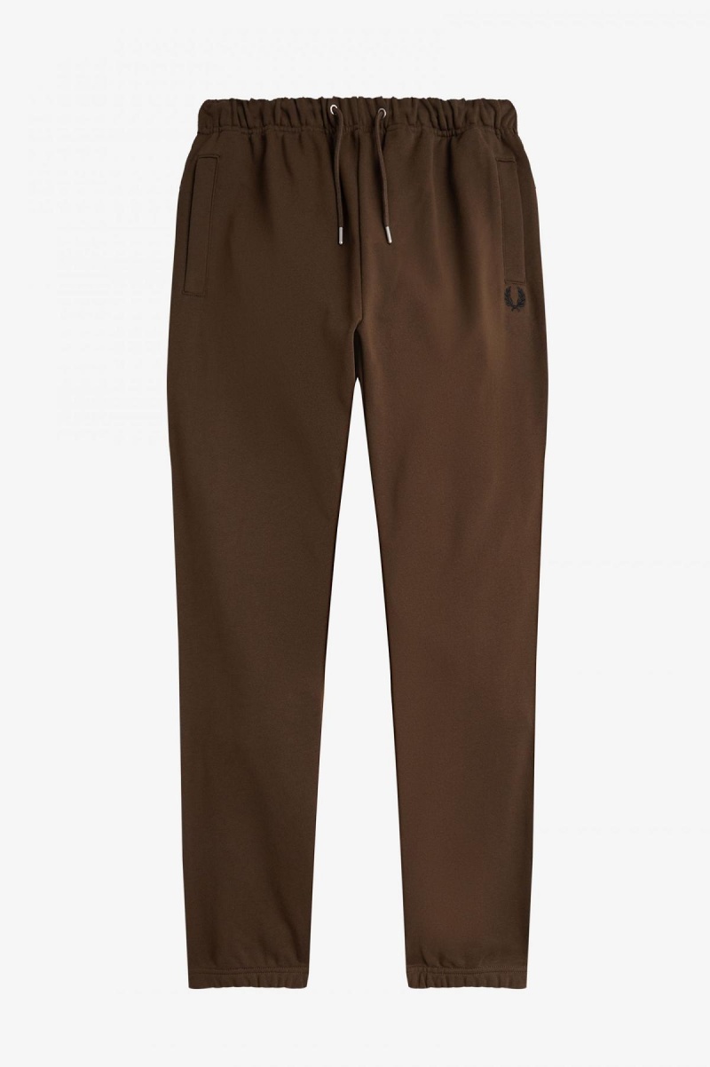 Burnt Tobacco Fred Perry Loopback Sweatpants Men's Trousers | TCAPQ84678