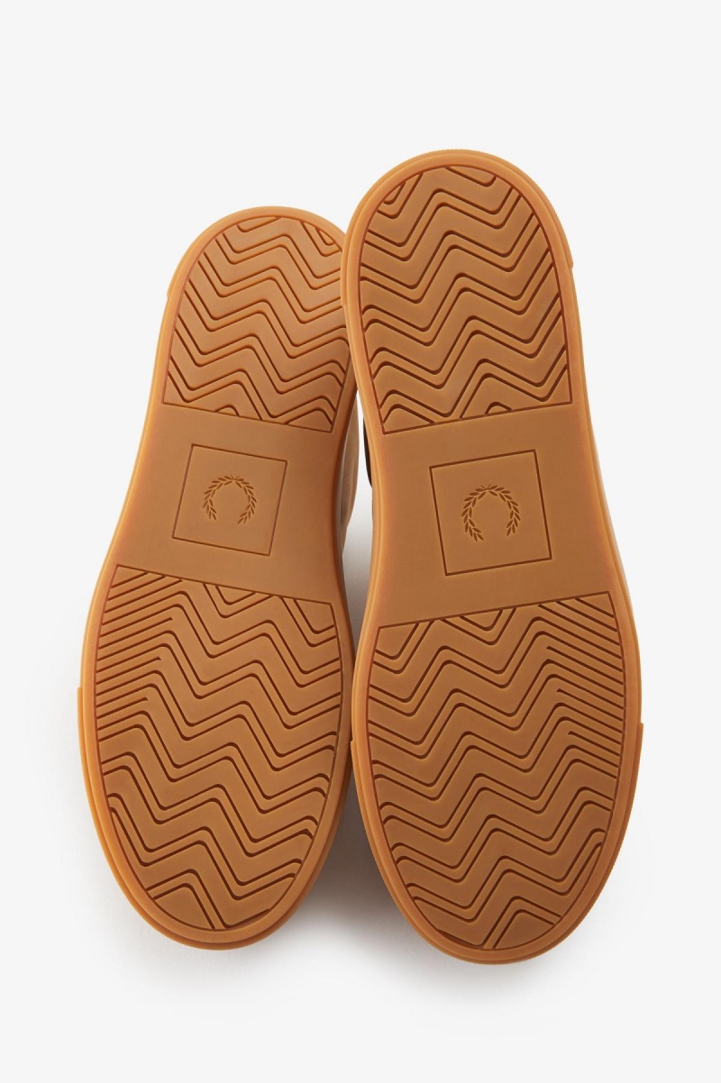 Copper / Gold Fred Perry B71 Men's Shoes | UCATG41227