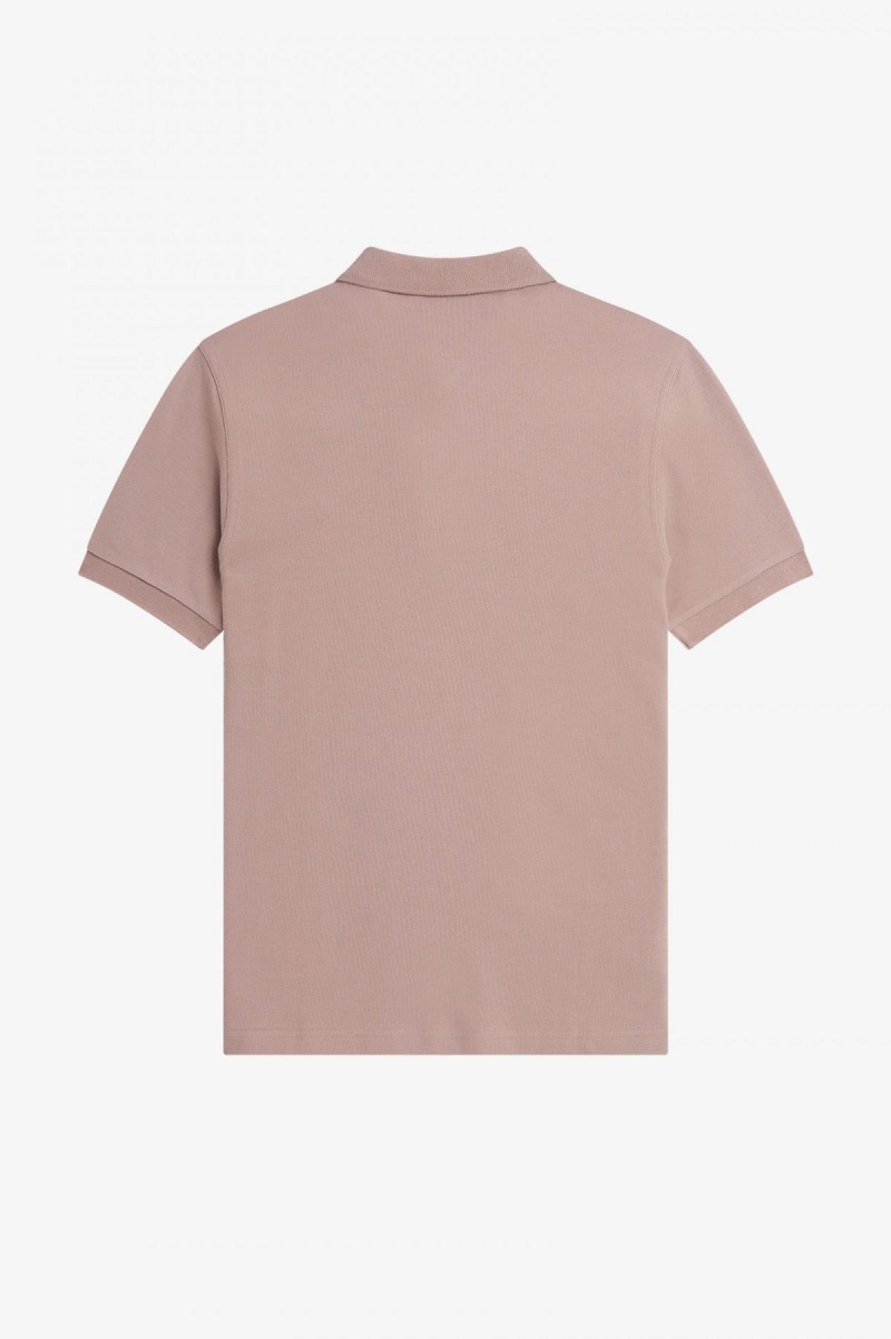 Dark Pink / Burnt Tobacco Fred Perry M6000 Men's Fred Perry Shirt | PCAER91321