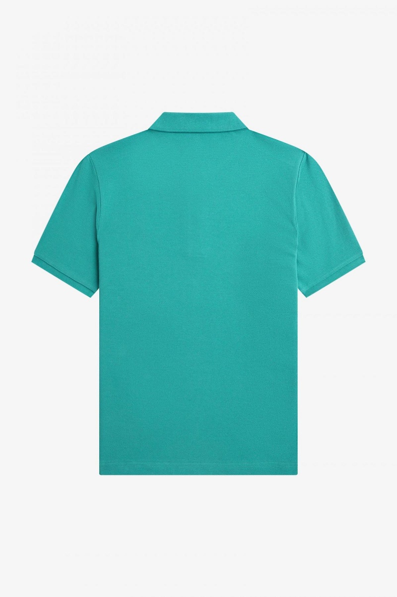 Deep Mint / Black Fred Perry G6000 Women's Fred Perry Shirt | CADYB82704