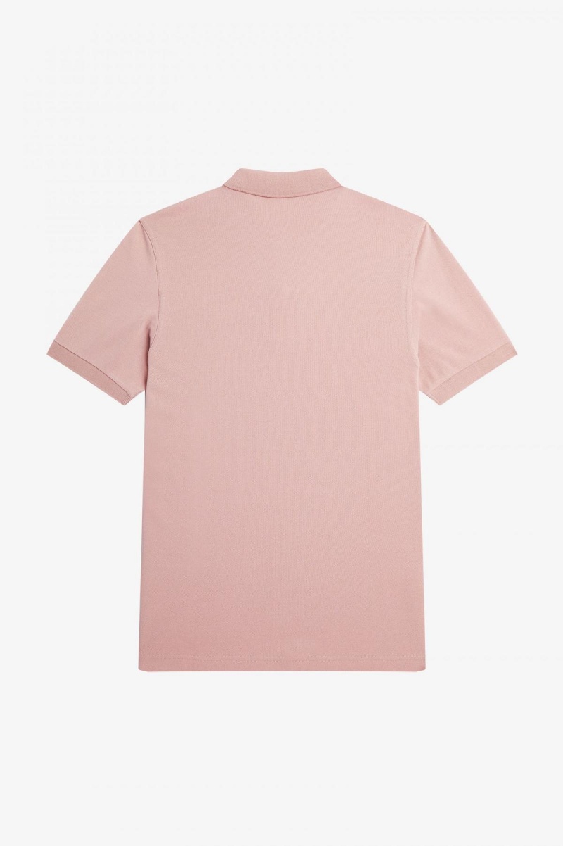 Dusty Rose Pink / Oxblood Fred Perry M6000 Men's Fred Perry Shirt | LCASX31702