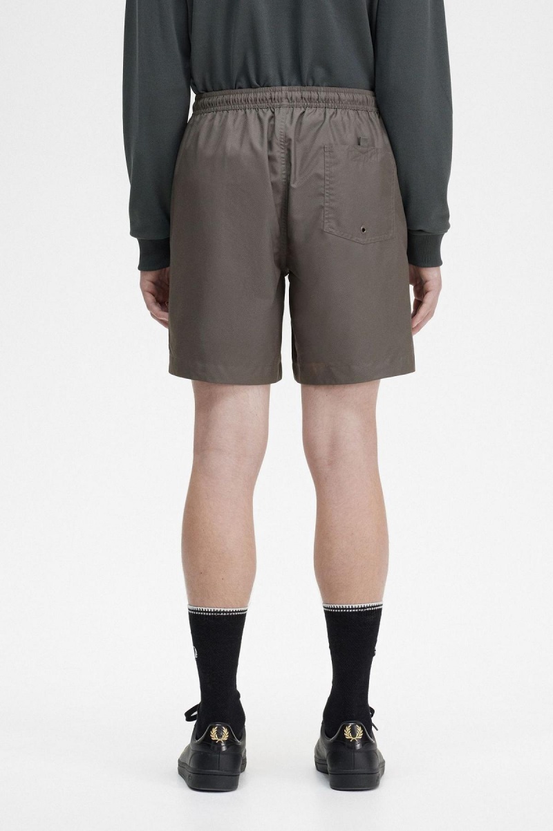 Field Green Fred Perry Classic Men's Shorts | CAXBR50934