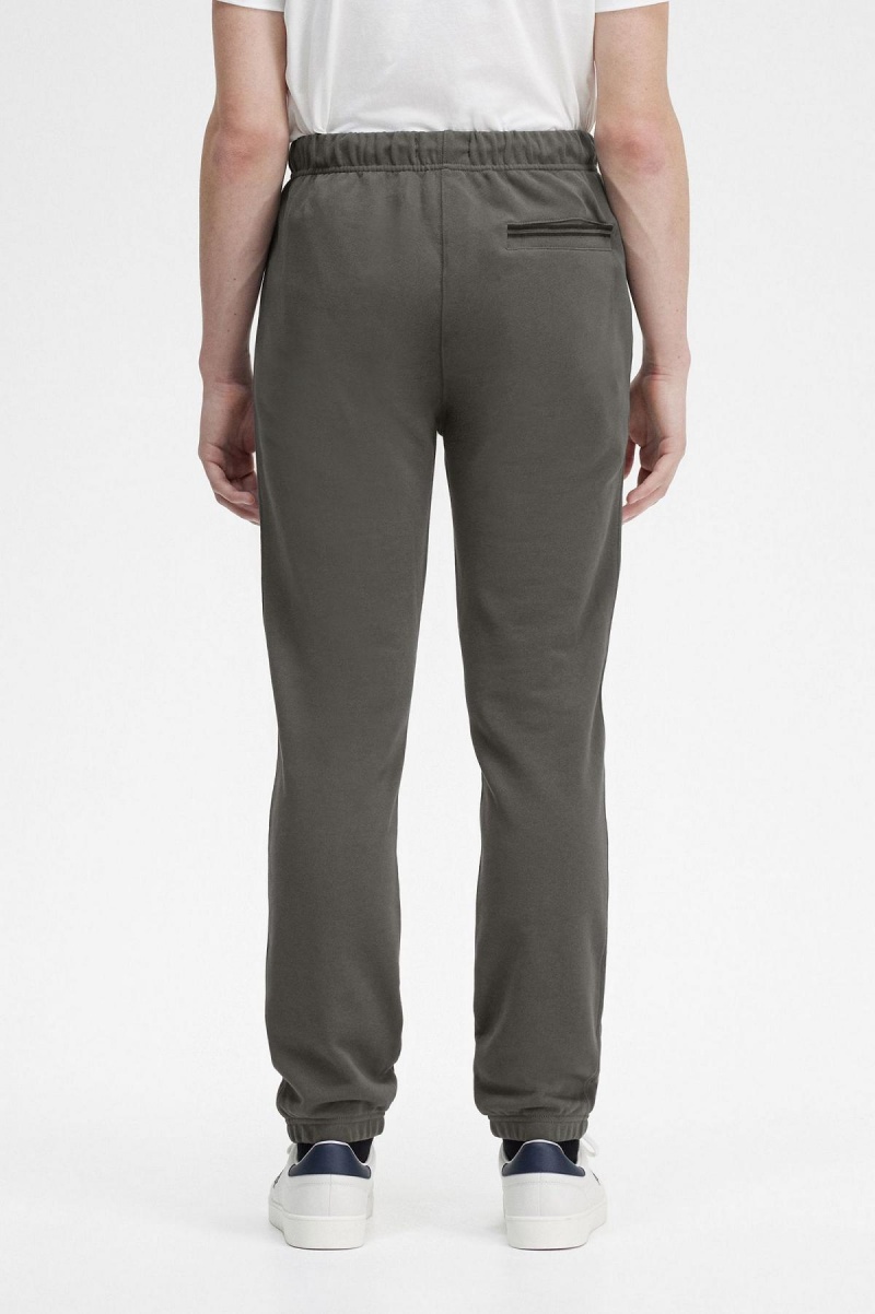 Field Green Fred Perry Loopback Sweatpants Men's Trousers | SCAVO86270