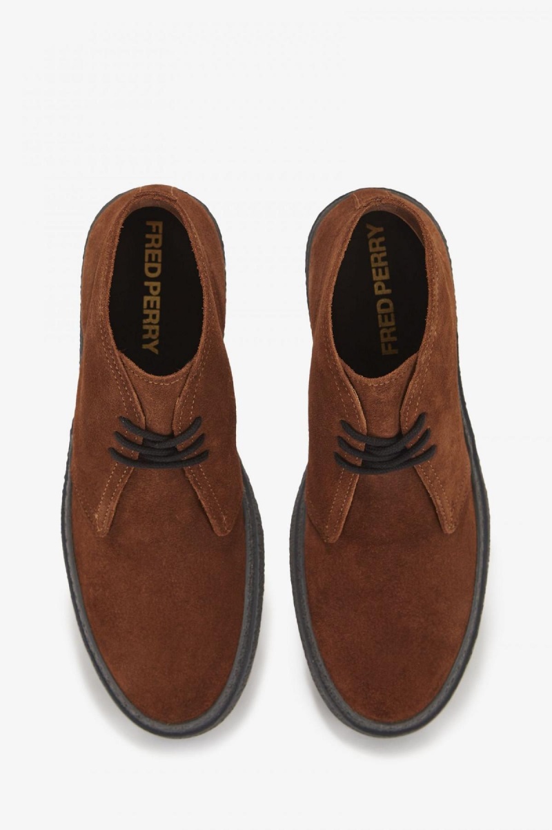 Ginger Fred Perry Hawley Men's Shoes | LCATR10048