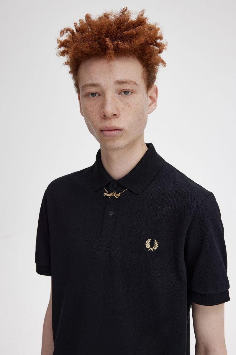 Gold Fred Perry Fred Perry Necklace Accessories Jewellery | UCAND37892