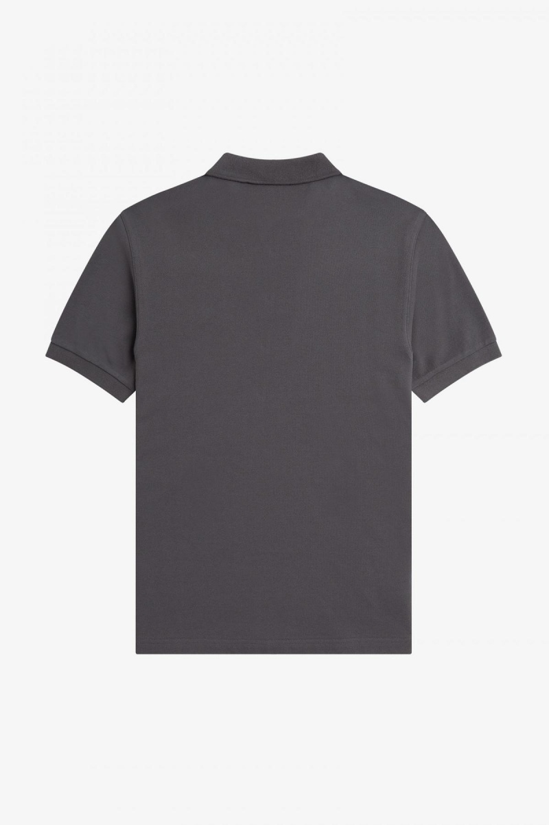 Gunmetal / Black Fred Perry M6000 Men's Fred Perry Shirt | PCAQX31414