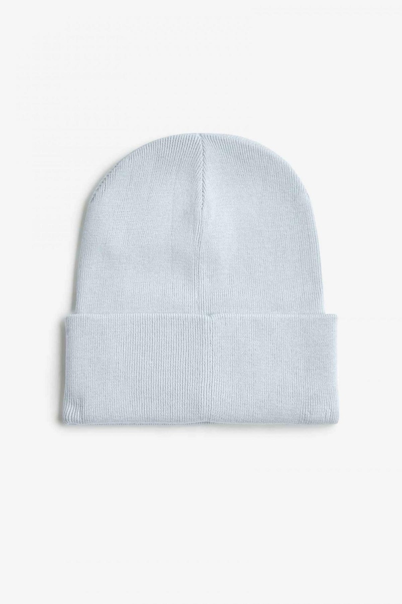 Light Ice / Black Fred Perry Graphic Accessories Beanie | ZCANQ19295