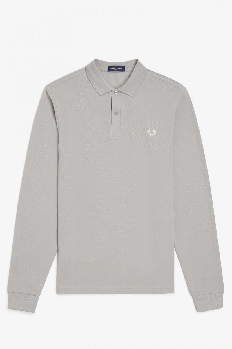 Limestone Fred Perry M6006 Men's Fred Perry Shirt | TCAPQ31511