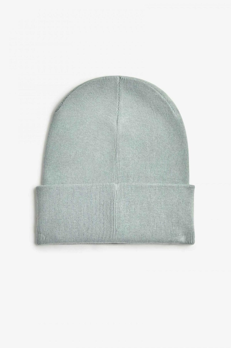 Limestone / Black Fred Perry Graphic Accessories Beanie | CAZPD31110