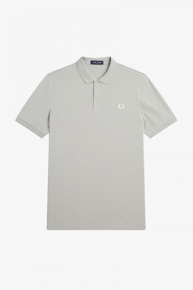 Limestone / Ecru Fred Perry M6000 Men's Fred Perry Shirt | CAIIZ31867