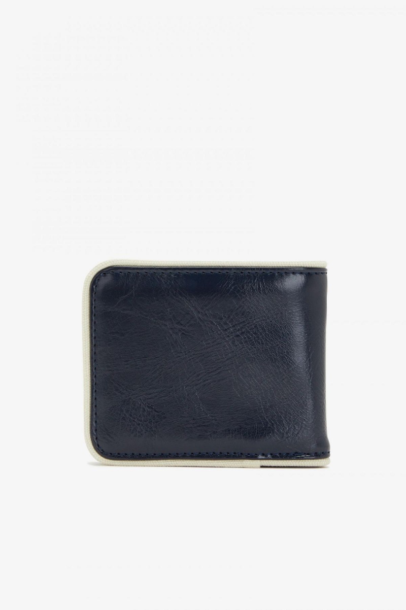 Navy / Ecru Fred Perry Classic Billfold Accessories Wallet | CACIF41545