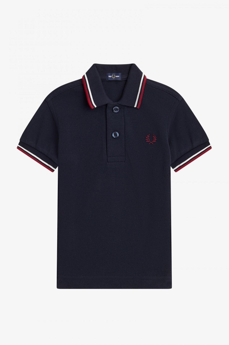 Navy / Snow White / Burnt Red Fred Perry My First Accessories Kids | PCAER95412