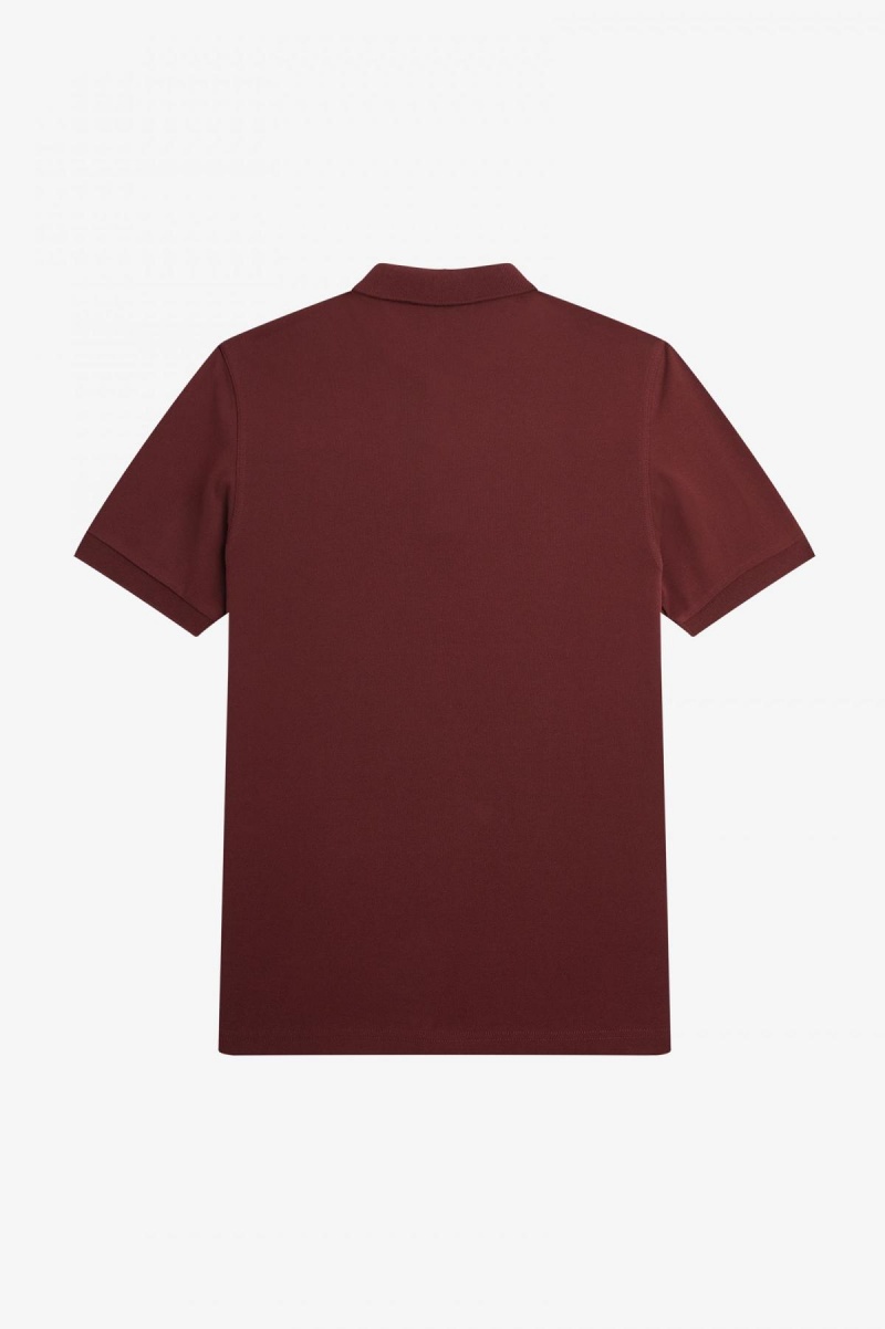 Oxblood / Ecru Fred Perry M6000 Men's Fred Perry Shirt | QCAWA55780