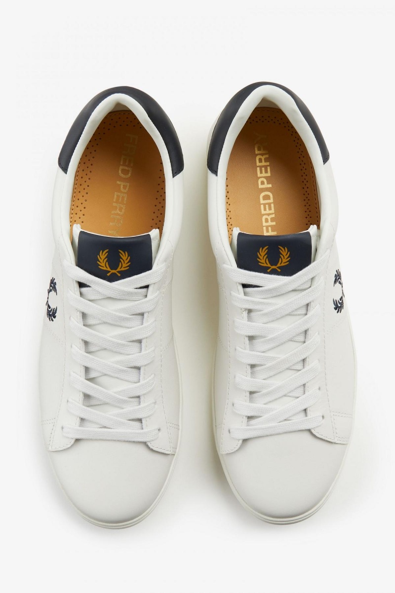 Porcelain Fred Perry Spencer Men's Shoes | ZCANQ57017