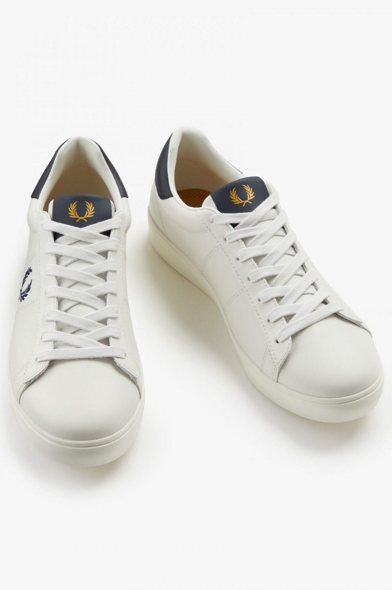 Porcelain Fred Perry Spencer Men's Shoes | ZCANQ57017