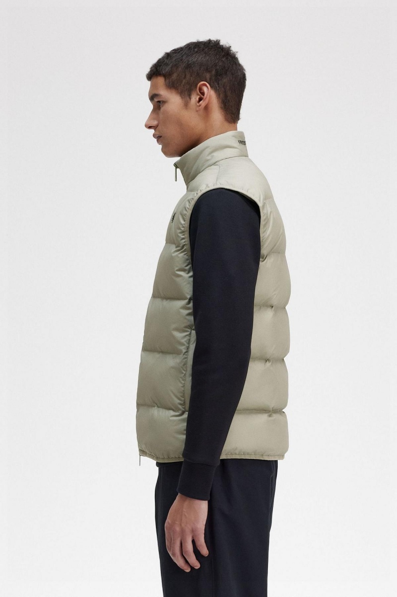 Seagrass Fred Perry Insulated Gilet Men's Coats | LCASX18210