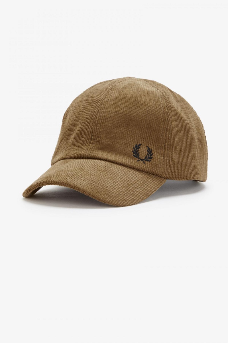 Shaded Stone / Black Fred Perry Waffle Cord Accessories Cap | MCAFT98147