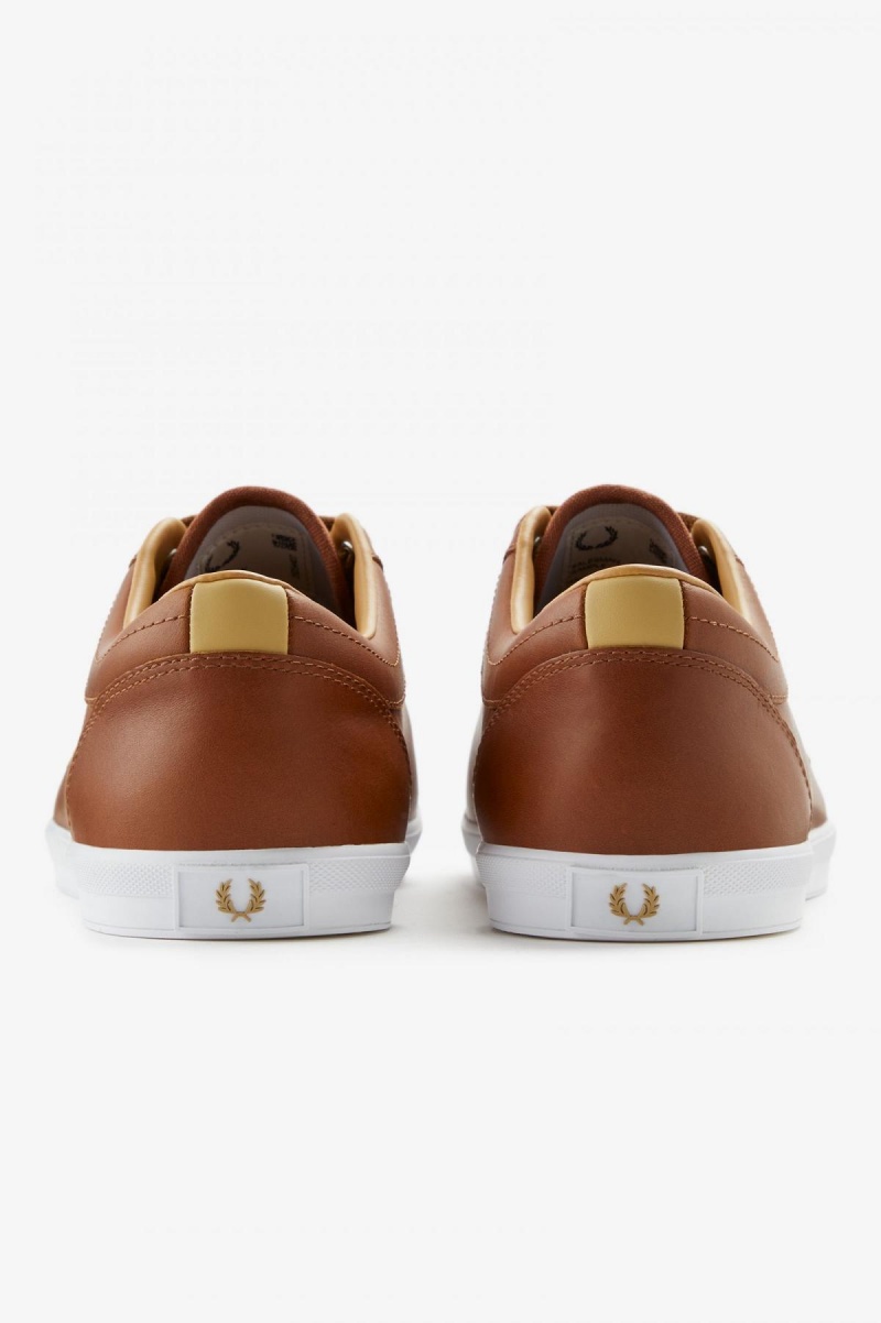 Tan Fred Perry Baseline Men's Shoes | SCANY31641