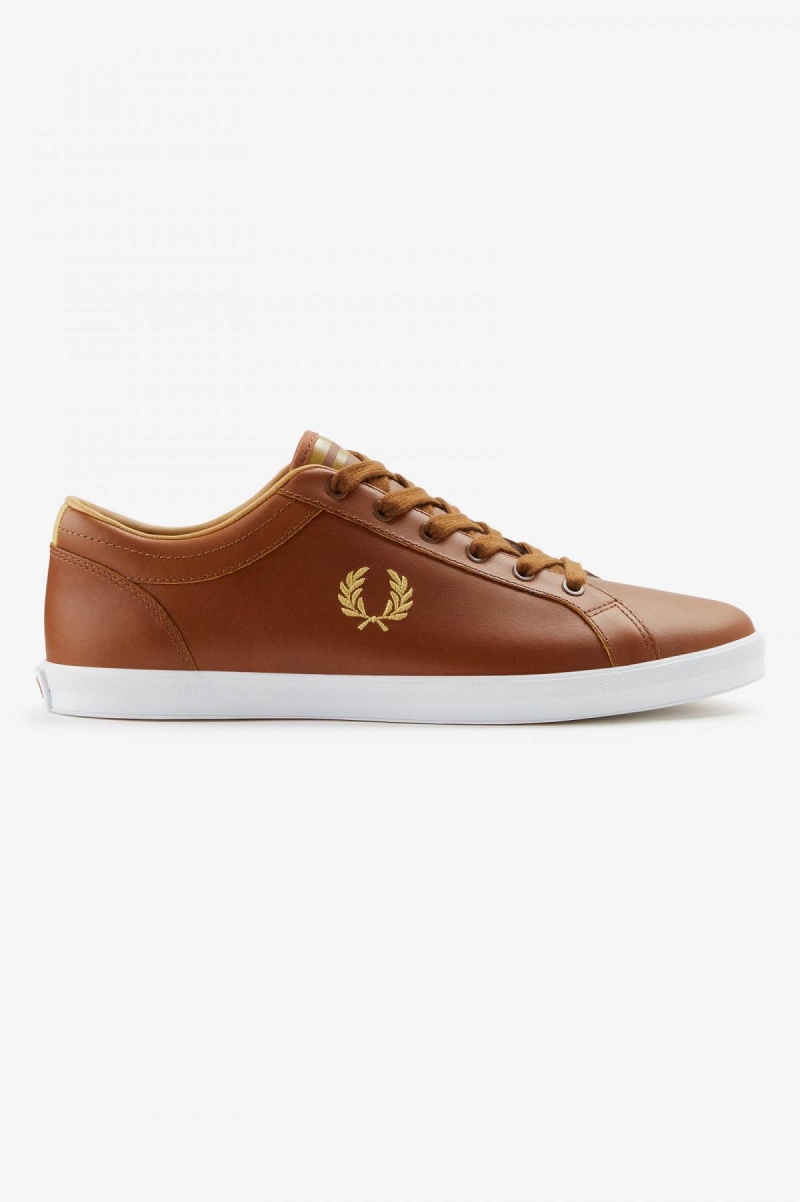 Tan Fred Perry Baseline Men\'s Shoes | SCANY31641