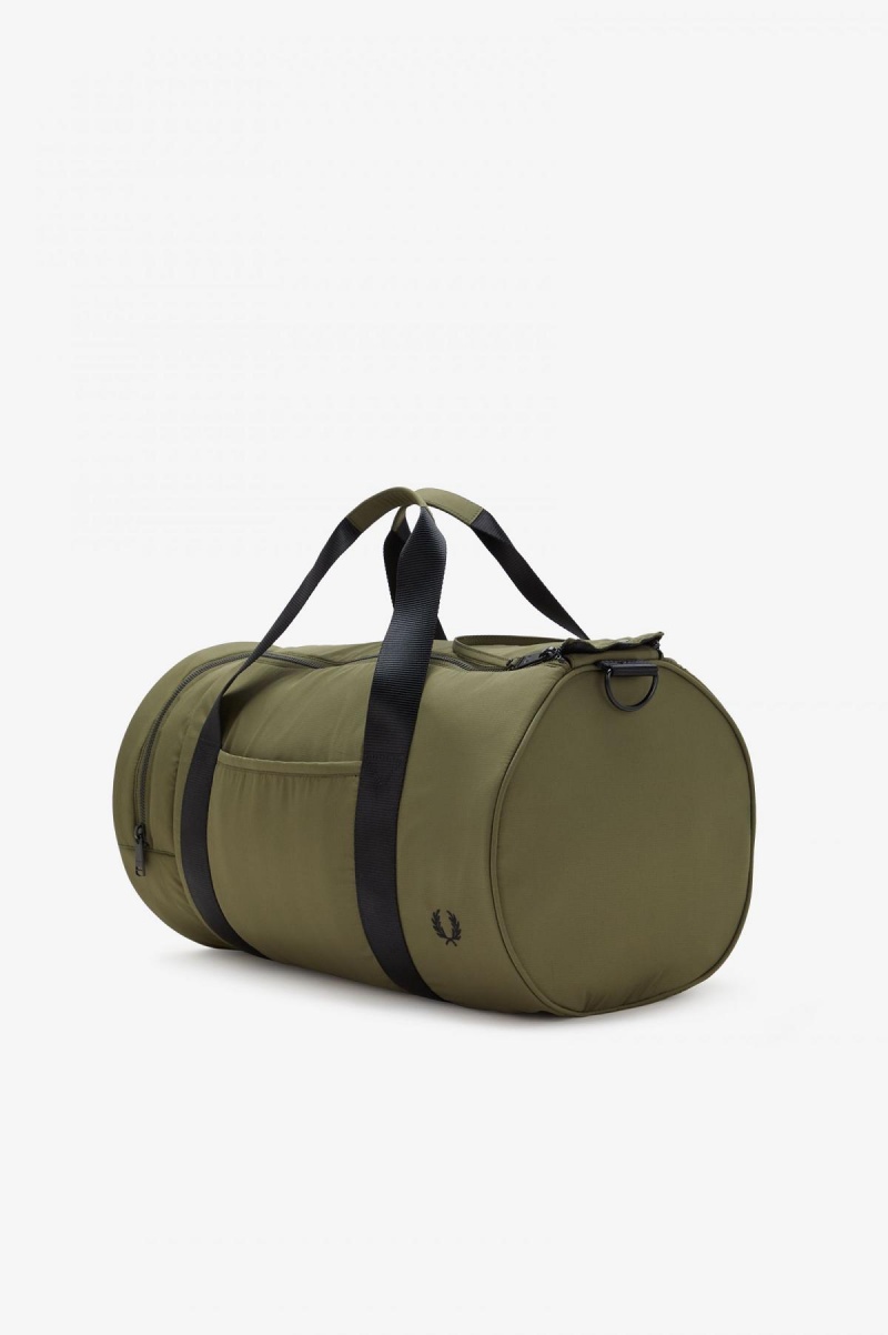 Uniform Green Fred Perry Ripstop Barrel Accessories Bag | CAJKU59306